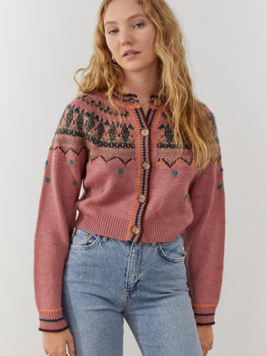 Uo Fair Isle Cardigan