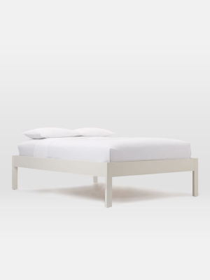 Simple Kids' Bed Frame - Tall Full (white)