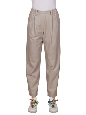 Brunello Cucinelli Straight-leg Cropped Pants