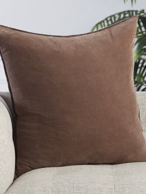 Sunbury Pillow In Dark Taupe