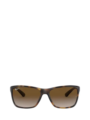 Ray-ban Rb4331 Square Frame Polarised Sunglasses