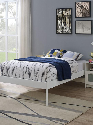 Chelsie Twin Fabric Bed Frame