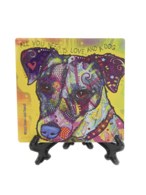 Animal 4.0" Jack Russell Cork Back Coaster Easel Sjt Enterprises - Coasters