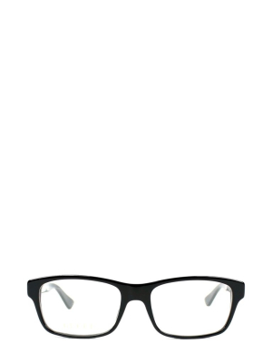 Gucci Eyewear Rectangular Frame Glasses