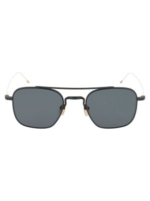 Thom Browne Eyewear Square Aviator Sunglasses