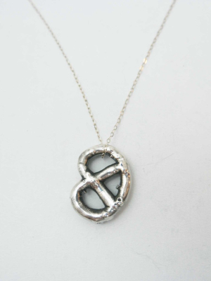 Sterling Silver Pretzel Necklace