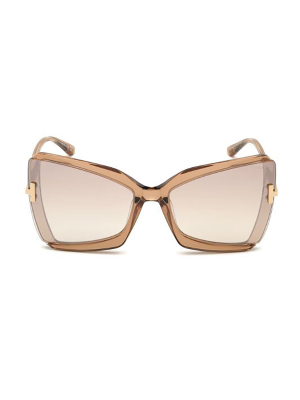 Tom Ford Eyewear Gia Butterfly-framed Sunglasses