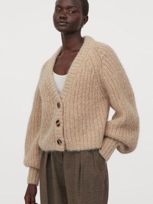 Alpaca-blend Cardigan