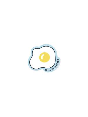 Over Everything Egg Sticker