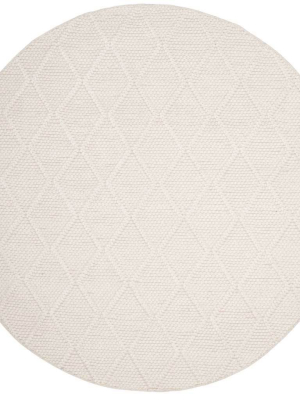 Natura Diamond Ivory Round Rug