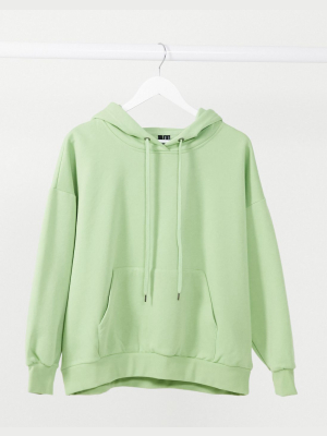 Vero Moda Oversized Hoodie In Light Green