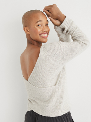 Aerie Ballet Back Sweater