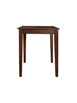 Tapered Leg Pub Table Wood/mahogany - Crosley