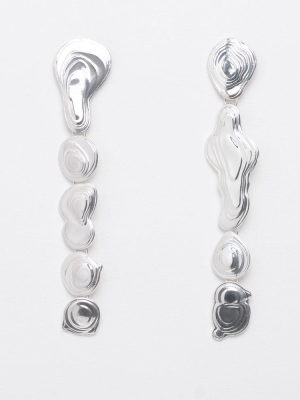 Sterling Silver Drip Earrings