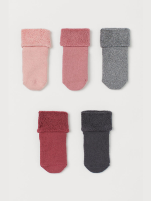 5-pack Terry Socks