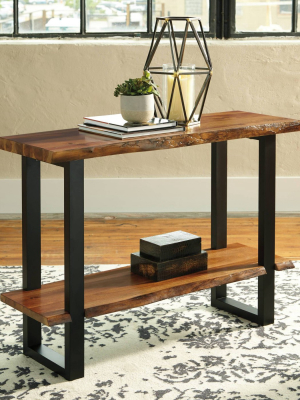 Brosward Sofa/console Table Black/brown - Signature Design By Ashley