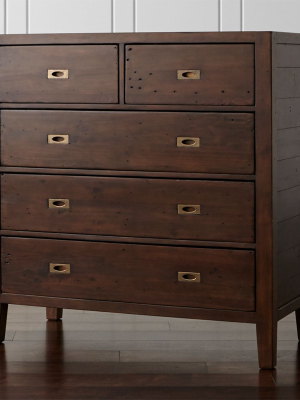 Morris Chocolate Brown 5-drawer Chest