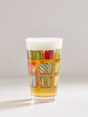 Mtv Pint Glass