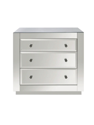 3 Drawer Chest With Beveled Mirror