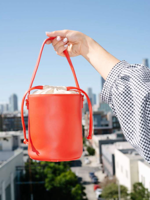 Mini Bucket Bag • Rouge