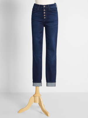 Contemporary Classic Cuffed Skinny Jeans