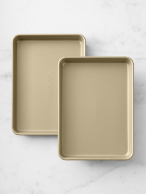 Williams Sonoma Goldtouch® Non-corrugated Quarter Sheet Pan, Set Of 2