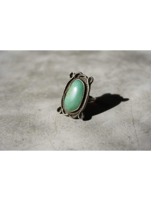 Green Turquoise Ring | Vintage