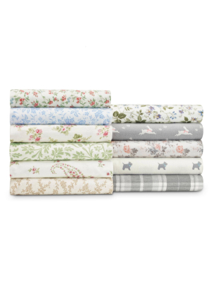 Printed Sheet Set Victoria Taupe - Laura Ashley