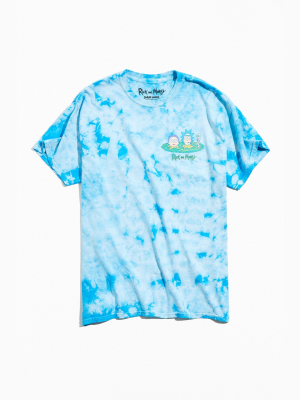 Rick And Morty Cloud Wash Tee