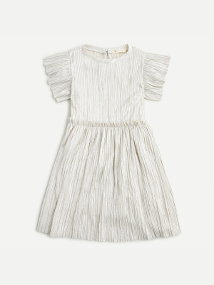 Girls' Dress In Holographic Shimmer