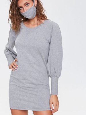 French Terry Dress & Face Mask Set