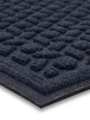 1'6"x2'6" Solid Tufted Doormats Navy - Mohawk