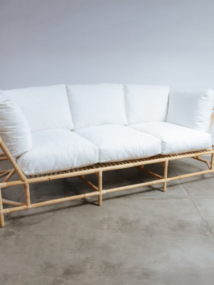 Rattan Tropisk Sofa