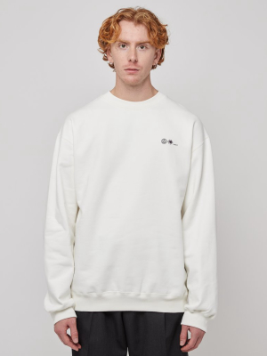 Fundament Crewneck In Off White