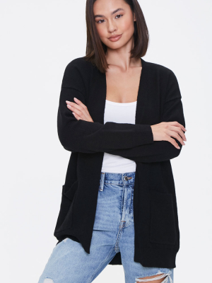 Drop-sleeve Cardigan Sweater