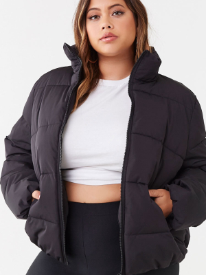 Plus Size Puffer Jacket