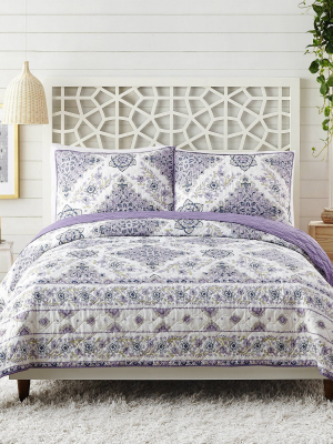 Jessica Simpson Saniyah Medallion Quilt Set