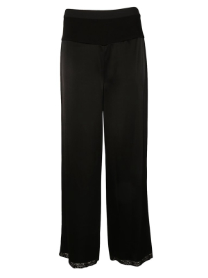 T By Alexander Wang Lace Trim Trousers