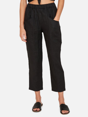 Linen High Waisted Pant