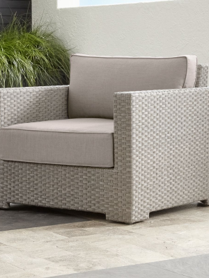 Ventura Quartz Lounge Chair With Silver Sunbrella ® Cushions