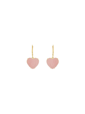 Rose Quartz Cora Earrings