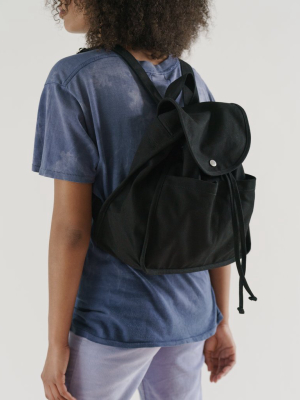 Drawstring Backpack - Black