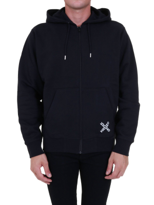 Kenzo Sport Little X Zipped Hooded Sweatshirt