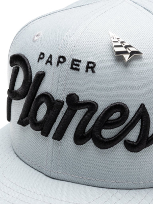 Paper Planes Blueprint Old School Snapback - Silver