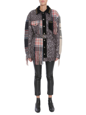 Maison Margiela Patchwork Belted Jacket