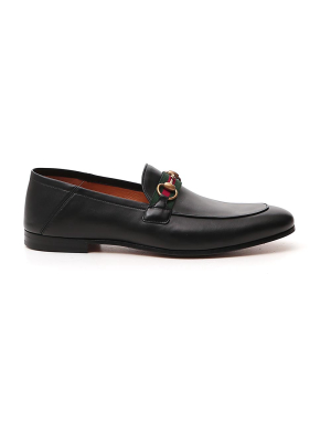 Gucci Horsebit Web Loafers