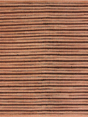 Cape Cod Orange/black Area Rug