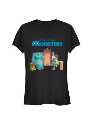 Junior's Monsters Inc Mike And Sulley Scream Factory T-shirt