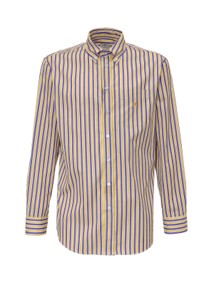 Etro Striped Classic Collar Shirt