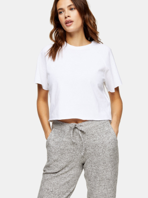 White Raglan Crop T-shirt